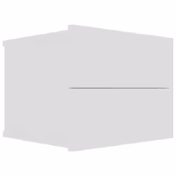 VidaXL 801053, White, Wood, 400 mm, 300 mm, 300 mm, 1 pc(s)
