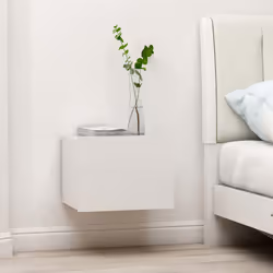 VidaXL 801053 nightstand/bedside table White