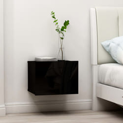 VidaXL 801056 nightstand/bedside table Black