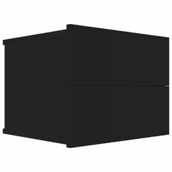 VidaXL 801056 nightstand/bedside table Black