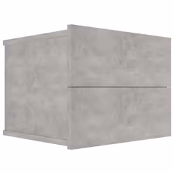 VidaXL 801061, Concrete colour, Wood, 400 mm, 300 mm, 300 mm, 1 pc(s)