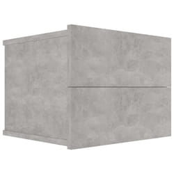 VidaXL 801061 nightstand/bedside table Concrete colour
