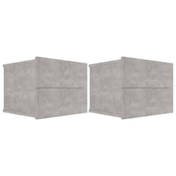 VidaXL 801062 nightstand/bedside table Concrete colour