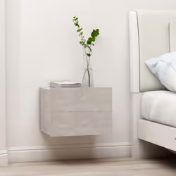 VidaXL 801062 nightstand/bedside table Concrete colour