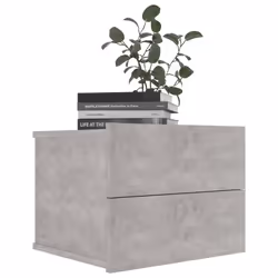 VidaXL 801062 nightstand/bedside table Concrete colour - Additional view 4