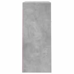 vidaXL Shoe Cabinet Concrete Grey Engineered Wood Footwear Storage Organiser - Additional view 8