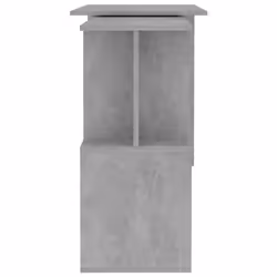 vidaXL Corner Desk Concrete Grey Engineered Wood Bedroom Office Workstation - Additional view 11
