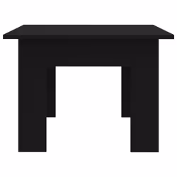 vidaXL Coffee Table Black Engineered Wood Living Room Couch End Plant Stand - Additional view 4