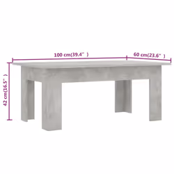 VidaXL 801183 coffee/side/end table - Additional view 6