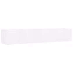 vidaXL CD Wall Shelf White Engineered Wood Bedroom Office Living Room Cabinet