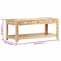VidaXL 286146 coffee/side/end table - Additional view 5