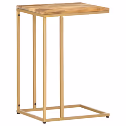 vidaXL Solid Mango Wood Side Table 35cm Home Tea Coffee Accent End Stand Desk