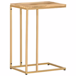 vidaXL Solid Mango Wood Side Table 35cm Home Tea Coffee Accent End Stand Desk - Additional view 10