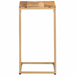 vidaXL Solid Mango Wood Side Table 35cm Home Tea Coffee Accent End Stand Desk