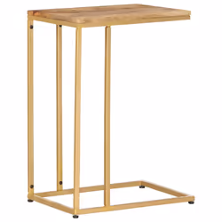 vidaXL Solid Mango Wood Side Table 35cm Home Tea Coffee Accent End Stand Desk - Additional view 9