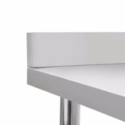 vidaXL Kitchen Work Table with Backsplash 80cm Stainless Steel Workbenches - Additional view 6