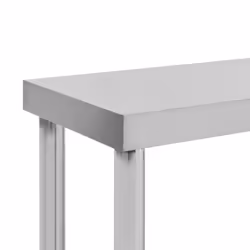 vidaXL Work Table Overshelf Stainless Steel Industrial Single Layer Shelf - Additional view 4