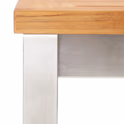 VidaXL 46507 outdoor chair Terrace Acacia wood, Stainless steel - Additional view 5
