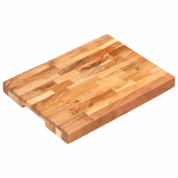 vidaXL Solid Acacia Wood Chopping Board Kitchen Catering Food Cutting Board