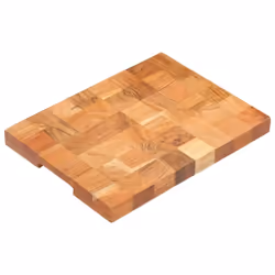 vidaXL Solid Acacia Wood Chopping Board 40x30x3.8 cm Kitchen Cutting Board