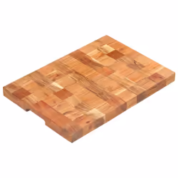 vidaXL Solid Acacia Wood Chopping Board 50x34x3.8 cm Wooden Cutting Board
