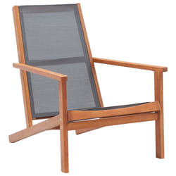 VidaXL 48695 outdoor chair Terrace Padded seat Eucalyptus Grey