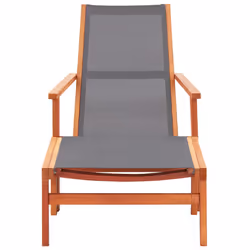 VidaXL 48696 outdoor chair Terrace Eucalyptus Grey