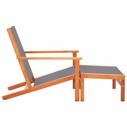 VidaXL 48696 outdoor chair Terrace Eucalyptus Grey
