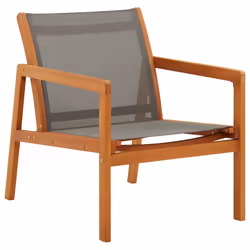 VidaXL 48697, Terrace, Padded seat, Eucalyptus, Grey, 600 mm, 835 mm