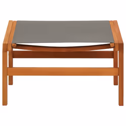 VidaXL 48698 outdoor chair Terrace Eucalyptus Grey - Additional view 5