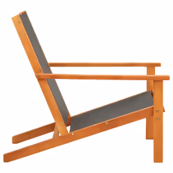VidaXL 48699 outdoor chair Terrace Padded seat Eucalyptus Black - Additional view 4