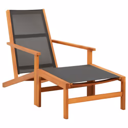 VidaXL 48700, Terrace, Eucalyptus, Black, 64 cm, 92 cm, 83 cm