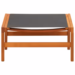 VidaXL 48700 outdoor chair Terrace Eucalyptus Black - Additional view 5