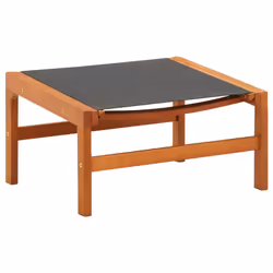 VidaXL 48700 outdoor chair Terrace Eucalyptus Black - Additional view 6