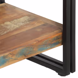 vidaXL 5-Tier Bookcase Solid Reclaimed Wood 90x30x180cm Display Unit Highboard - Additional view 4