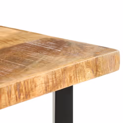 vidaXL Rough Mango Wood Bar Table Kitchen Dinner Table Dining Room Furniture - Additional view 5