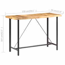 VidaXL 286612 kitchen/dining table - Additional view 7