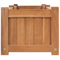 vidaXL Solid Teak Wood Raised Bed 200x30cm Outdoor Garden Flower Plant Pots - Additional view 3