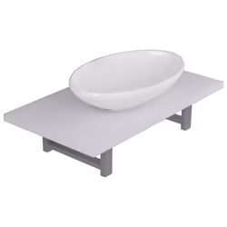 VidaXL 279339, White, 400 mm, 330 mm, 135 mm, 2 pc(s)