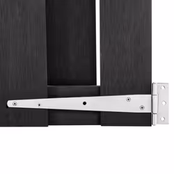 vidaXL Garden Gate WPC 100x80cm Grey Entrance Driveway Bonanza Fence Door - Additional view 4