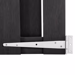 vidaXL Garden Gate WPC 100x150cm Grey Entrance Driveway Bonanza Fence Door - Additional view 4