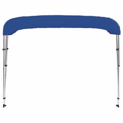 vidaXL 3 Bow Bimini Top Blue 160cm Water Resistant Boat Canopy Canvas Cover - Additional view 5