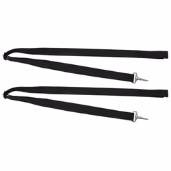 VidaXL Bimini Top Straps strap Polyester, Stainless steel Black - Additional view 4