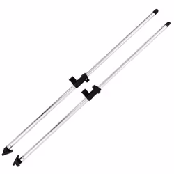 vidaXL 2x Bimini Top Support Poles Aluminium Boat Cover Holder Accessory Part - Additional view 2
