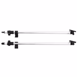 vidaXL 2x Bimini Top Support Poles Aluminium Boat Cover Holder Accessory Part - Additional view 3