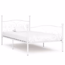 VidaXL 284448, White, 1090 mm, 2.11 m, 1050 mm, 1000 x 2000 mm, 28 cm