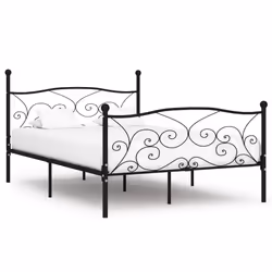 VidaXL 284456, Black, 129 cm, 2.11 m, 105 cm, 1200 x 2000 mm, 28 cm