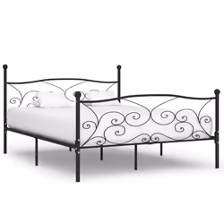 VidaXL 284459, Black, 189 cm, 2.11 m, 105 cm, 1800 x 2000 mm, 28 cm