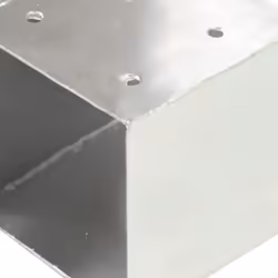 vidaXL 1/4x Post Connectors Galvanised Metal Wood Multi Shapes Multi Sizes - 81 x 81 mm/ 4 pcs, t shape - Additional view 5