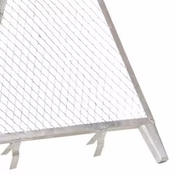 vidaXL Garden Sieve Galvanised Steel Compost Grid Garden Strainer Soil Sieve